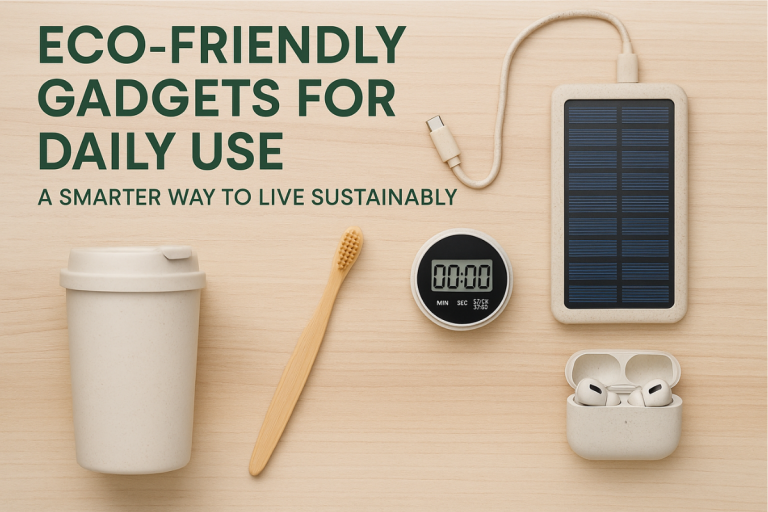 Eco-Friendly Gadgets for Daily Use: A Smarter Way to Live Sustainably