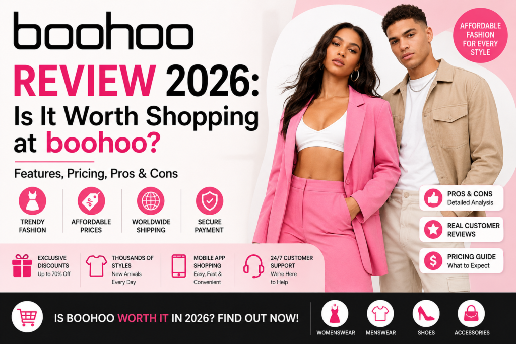 boohoo Review 2026: Is It Worth Shopping at boohoo? Features, Pricing, Pros & Cons boohoo Review