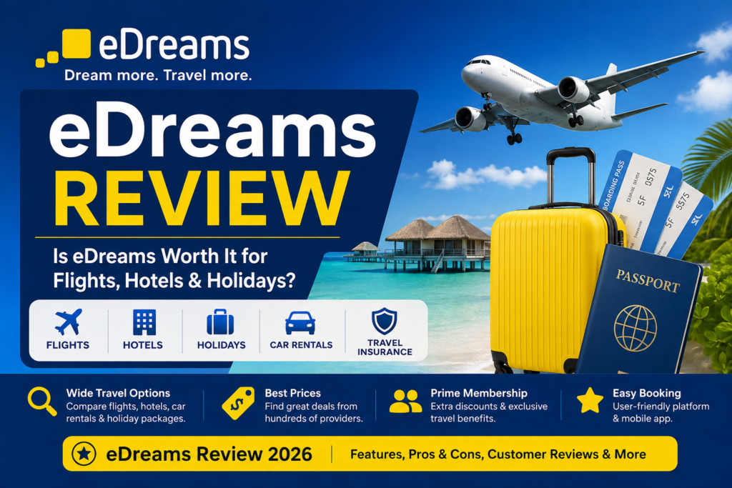 eDreams Review 2026: Is eDreams Worth Using for Flights, Hotels & Holiday Bookings? eDreams Review
